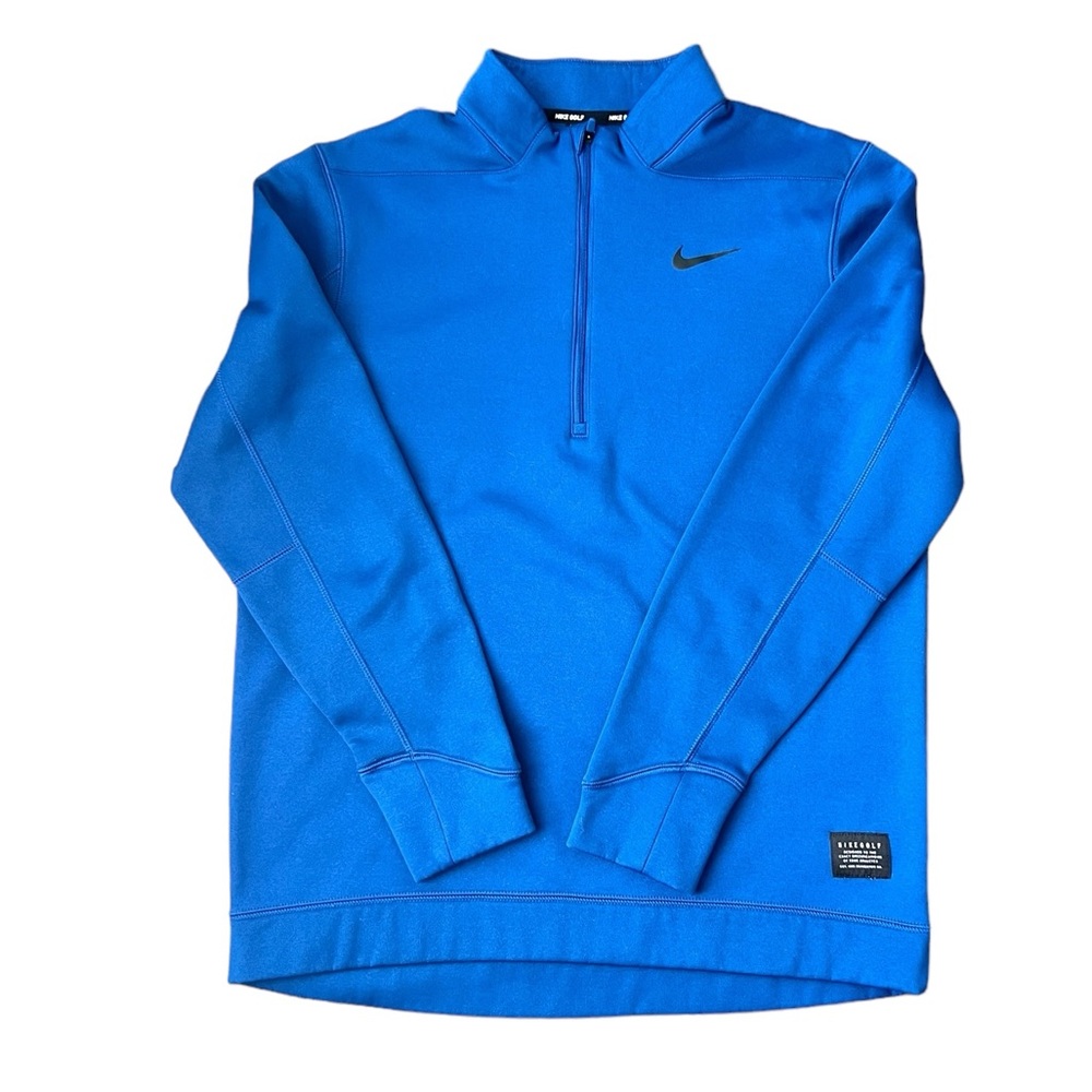 Men’s Nike Golf Royal Blue Half Zip Pullover Sweatshirt Size Medium